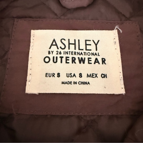 Ashley Outerwear Brown Quilted Utility Shacket 8 Oversized Gorpcore Normcore - Picture 9 of 10